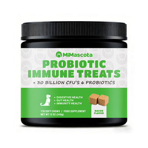 30 Miliardi di CFU Probiotici in Compresse Masticabili <span class=keywords><strong>per</strong></span> <span class=keywords><strong>Cani</strong></span> e Gatti, Supporto Digestivo e Immunitario, 170 Compresse Masticabili, 340 g, Integratore <span class=keywords><strong>per</strong></span> Animali Domestici OEM - Product Image 1