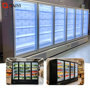 Vitrine Réfrigérée Commerciale Ouverte pour Supermarché, Multi-niveaux, Refroidissement par Air, Étagères Réglables - Product Image 2