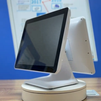 Terminal de caisse tactile tout-en-un pour commerce de détail, 15 pouces, 8 Go + 128 Go, couleur personnalisable pour solution de point de vente