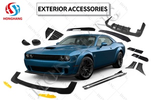 Chaoshenghang Venta al por Mayor de Fábrica: Accesorios para <span class=keywords><strong>Dodge</strong></span> <span class=keywords><strong>Challenger</strong></span> Scat Pack, Divisor de Labio Delantero <span class=keywords><strong>2015</strong></span>+ y Kit de Carrocería Scatpack - Product Image 5