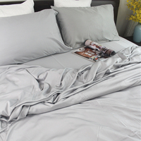 100% linge de lit en tissu Lyocell ensembles de draps d'eucalyptus confortables avec certificat OEKO-TEX