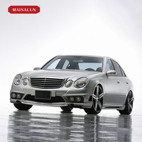 Kit de Conversión Exterior Estilo W para Mercedes Clase E W211 2002-2009, Parachoques de Fibra de Vidrio para Automóviles, Modificación de Automóviles