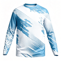 Maillot de motocross MX MTB personnalisé sans marque % polyester, séchage rapide, respirant, pour l'été, avec logo d'équipe professionnel personnalisé positionné à l'avant
