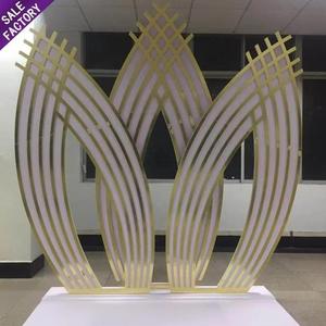 Foshan จีนทอง wed ออกแบบฉากหลังสำหรับงานเลี้ยงงานแต่งงาน - Product Image 1