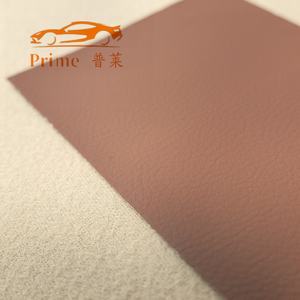 Aggiornato in pelle sintetica in PVC goffrato impermeabile doppio ago tessuto spazzolato Base pelle-Friendly sedile auto divano materiale - Product Image 4