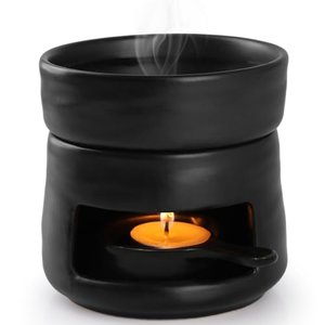 Simple European Ceramic Aromatherapy Diffuser Essential Oil <b>Burner</b> <b>Candle</b> <b>Wax</b> Melt Warmer Incense <b>Burners</b> Holder Home Decor - Product Image 1