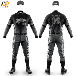 2022การออกแบบใหม่ที่กำหนดเองเครื่องแบบเบสบอลที่มีคุณภาพสูงขายส่งราคาต่ำเครื่องแบบเบสบอล - Product Image 2