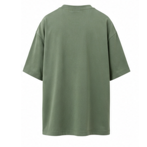 เสื้อยืดคอกลมโอเวอร์ไซส์ แขนสั้น ผ้าหนา 200 GSM ผ้าฝ้าย 100% พิมพ์ลายสกรีน สำหรับผู้ชาย สไตล์ลำลอง - Product Image 4