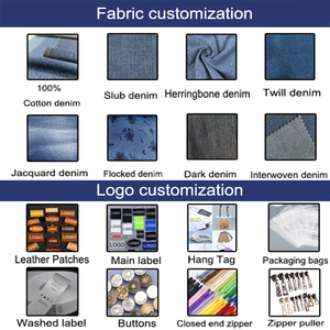 Großhandel Hip-Hop Straight Heavyweight Stickerei Effekt Jeans Streetwear Hübsche Loose Casual Wide Leg <span class=keywords><strong>Pants</strong></span> - Product Image 4