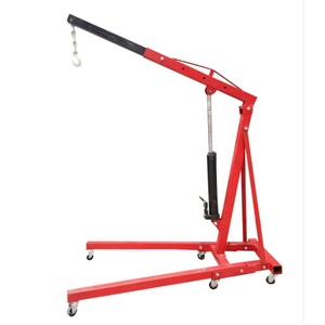 HUGO Brand 2T 3T Hydraulic Folding Engine Crane Vertical Hoist Pulley Workshop Hydraulic Crane <strong>Jack</strong> Engine Hoist Crane - Product Image 6