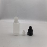 Flacons compte-gouttes en plastique de 15 ml, vides, souples, pour voyage, compte-gouttes pour liquides oculaires, petits contenants rechargeables avec bouchon et embout