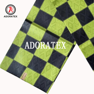 Tissu africain Ankara, gaufrage véritable bloc imprimés, cire design <span class=keywords><strong>bazin</strong></span> 3D, vente en gros, nouvelle collection 2020 - Product Image 3