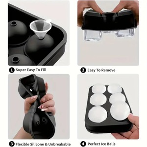 Silicone Ice Cube Mold Square Shape Eco Friendly For Home Commercial Use With Lid - Product Image 4