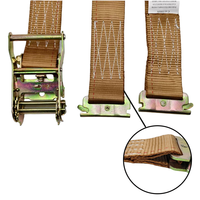Sangle à cliquet en polyester Frima Wholesale 4400lbs E-track 2 pouces 12 pieds pour la fixation de cargaison et la sécurité, avec raccord E-track pour le transport