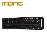 Boîtier de scène numérique MIDAS DL32 32 canaux, 32 préamplis micro MIDAS PRO, 16 sorties XLR, 2 ports AES50, alimentation fantôme 48V