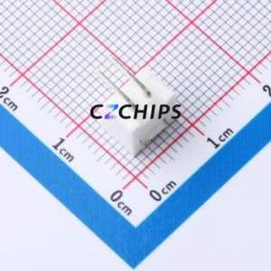 HC-XHB-2AW-TW Wire-to-Board Pin Header Bent Lead Through Hole,P=2.5mm Connector 1x2P 2.5mm Right Angle Insert XHB - Product Image 2