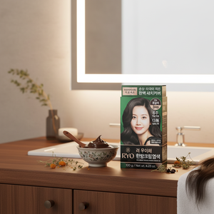 Ryo Uachae Stylish Gray Fish Cream Temporary <b>Foam</b> Hair Color Dark Brown 3N (120g) All Hair Types <b>Model</b> 8806390527415 - Product Image 3