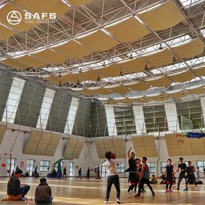 Del marco del espacio interior directo Tribunal las estructuras de gimnasio de estructura de acero Roofing diseño - Product Image 2