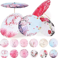 Parapluies décoratifs japonais et chinois pour plafond, accessoires de danse, parasols faits à la main en soie et papier huilé, haute qualité