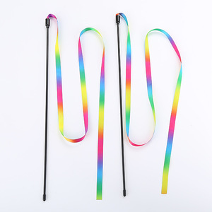 <b>Cat</b> <b>Toys</b> Cute Funny Colorful Eco-Friendly Rod Laser <b>Toy</b> with Ribbon Plastic Pet <b>Toys</b> for <b>Cats</b> <b>Interactive</b> - Product Image 6