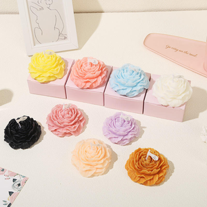 Nouvelles bougies décoratives en cire de soja parfumées, colorées, en forme de fleur, pour la Saint-Valentin, la fête <span class=keywords><strong>des</strong></span> mères, Pâques, les mariages, le Nouvel An - Product Image 4