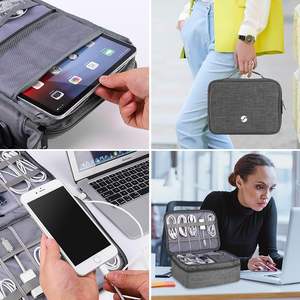 Muestra Gratuita, Bolsa de Almacenamiento para Cables de Datos al por Mayor, Accesorios Digitales Multifuncionales, Fundas Protectoras para Discos Duros Móviles - Product Image 3