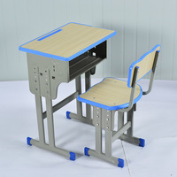 Ensemble de table et de chaises réglables en hauteur pour les élèves du primaire et du secondaire; Convient aux écoles et aux ce