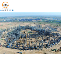 Construcción de Edificios Prefabricados de Estructura de Acero Ecológica y Moderna para Plantas Industriales con Diseño de Modelo 3D