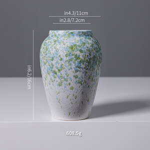 Vase en céramique sophistiqué de qualité supérieure, à double usage pour fleurs fraîches, séchées ou hydroponiques - Product Image 6