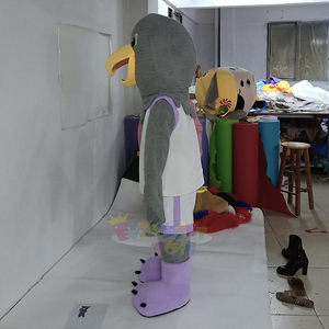 Costume da Mascotte Personalizzato Aquila Uccello Anime, Vestito da Personaggio dei Cartoni Animati in Peluche per Adulti, per Feste di Carnevale, Capodanno e Natale - Product Image 2