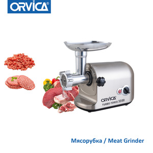 ORVICA picadora de carne eléctrica transfronteriza, picadora de carne multifuncional para el hogar y embutidora de salchichas, estándar de exportación (EE. UU. y - Product Image 2