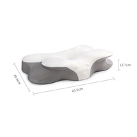Oreiller de luxe en mousse à mémoire de forme rafraîchissante, ergonomique, pour le soulagement de la pression cervicale, anti-ronflement, idéal pour dormir sur le côté (vente en gros)