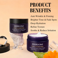 Crème hydratante pour le visage, légère, naturelle, anti-taches, au rétinol, anti-rides, blanchissante, liftante, OEM ODM