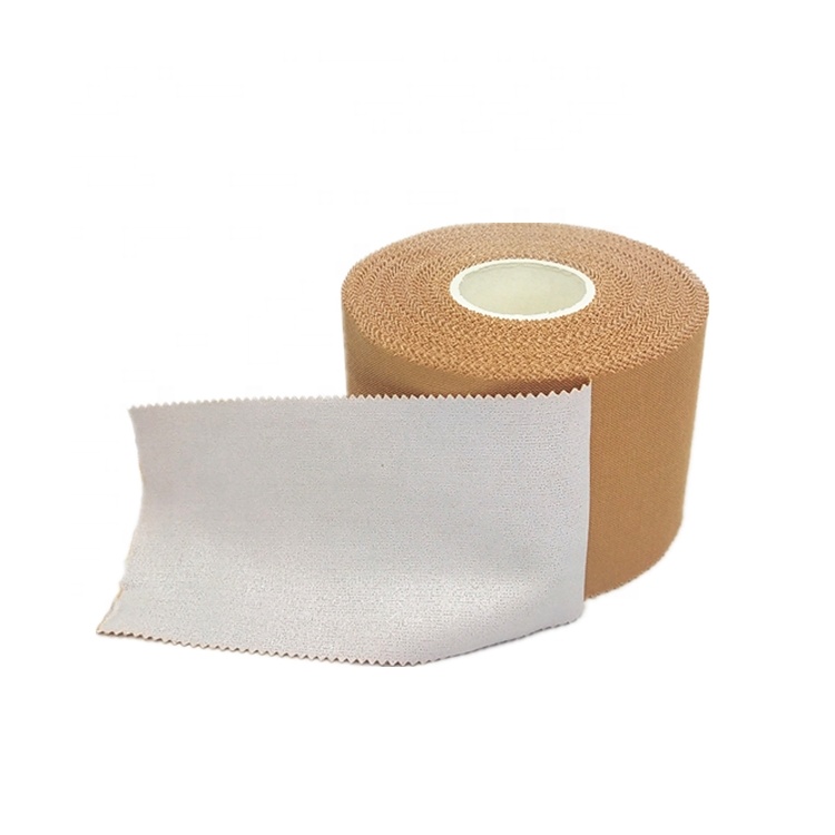 High Quality 5cm*10m Rayon Fabric Breathable Sports Rigid Strapping Zinc Oxide Tape
