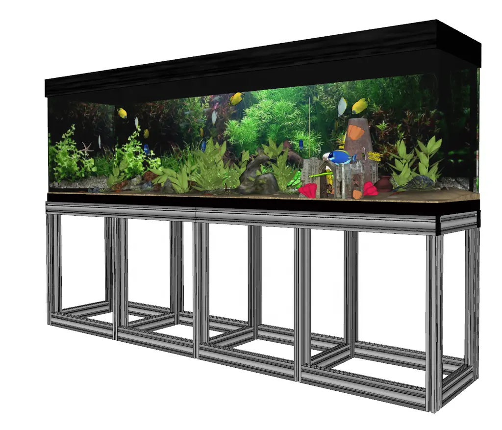 Aluminium Kast Aquarium Coral Frag Display Stands Tropic Fish Display Stand