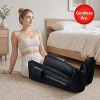 Y67 OEM Accept Air Wave Leg Massager Waterproof Fabric Portable Pressotherapy 3 Timer Settings Air Compression Therapy Boot
