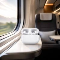 Nuevos Auriculares Inalámbricos de Alta Gama con Carcasa Transparente, Interior Blanco, Audio Espacial ANC y Batería de Larga Duración para Todos los Teléfonos Inteligentes
