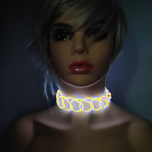 קליטה El חוט אספקת קישוט חדש מהבהב קולר שרשרת מסיבת מוצר רעיונות 2022 - Product Image 2