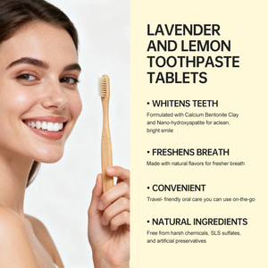 Oem Kích thước thường xuyên thảo dược làm trắng chống khoang không có <span class=keywords><strong>fluoride</strong></span> kem đánh răng máy tính bảng chống vi khuẩn làm mới bằng miệng - Product Image 4