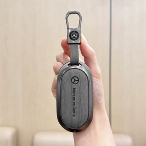 Housse de <span class=keywords><strong>clé</strong></span> et <span class=keywords><strong>porte</strong></span>-clés élégants pour <span class=keywords><strong>Mercedes</strong></span> Benz avec télécommande intelligente CLS CLK <span class=keywords><strong>AMG</strong></span> ML C CL E S SL SLK G GLC GLE GLS M R - Product Image 3