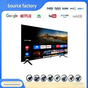 Televisor Inteligente de <span class=keywords><strong>40</strong></span> <span class=keywords><strong>Pulgadas</strong></span> con Sistema Android Multi-idioma, Pantalla Plana, WiFi, Fabricación OEM/ODM - Product Image 1