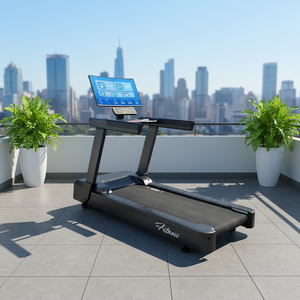 Tapis roulant commercial électrique 32'' avec écran incurvé de luxe, robuste, sans fil, professionnel, pour l'entraînement <span class=keywords><strong>cardio</strong></span> - Product Image 3