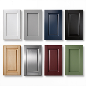Puertas de Gabinetes de Cocina Americanas y Victorianas de Madera/PVC de VC <span class=keywords><strong>CUCINE</strong></span>, Fábrica de Foshan con 15 Años de Experiencia, Certificación ISO14001, 2 Años de Garantía - Product Image 3