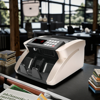 Compteur de billets portable en or UN-11 Machine de comptage automatique d'argent avec affichage à LED UV MG IR