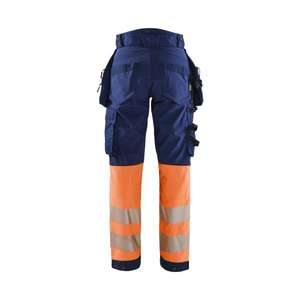 BLAKLADER - 711425138953C50 Pantalon softshell haute visibilité pour femme Bleu marine/Orange-EAN 7330509879689 HI-VIS WORKWEAR - Product Image 2