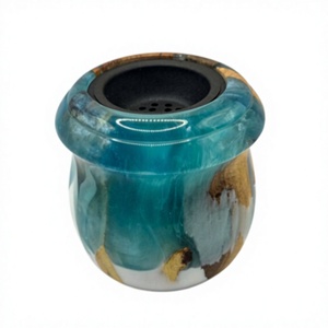 Quemador de Incienso Decorativo de Resina y Madera de Lujo para Bakhoor, para Ramadán, Eid, Diwali y Decoración del Hogar, de la India - Product Image 1