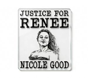 Nuovo Design Charm per Scarpe in Acrilico Justice for Tenee Nicole Good, Charm per Scarpe Renee Nicole Good per Clog - Product Image 1