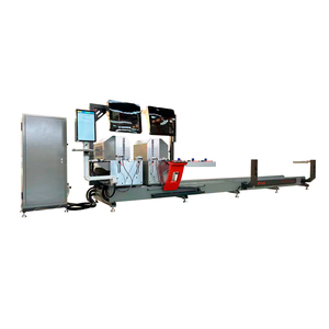 Scie à découper l'aluminium CNC à double tête et angles variables pour profilés en aluminium, fabrication de fenêtres et de portes en aluminium - Product Image 1