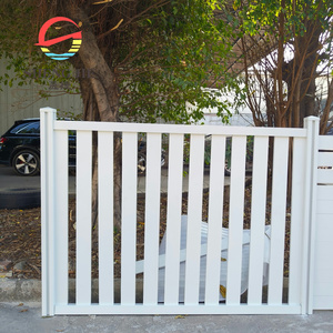 Valla y poste de aluminio blanco de 6x8 pies de alta calidad americana, venta al por mayor, paneles de valla de plástico WPC de privacidad de 6 pies - Product Image 3