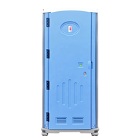 Toilette portable d'extérieur, toilette de camping avec pompe de chasse d'eau, toilette de voyage pliable pour camping-car